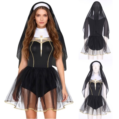Costume suora senza maniche - suora,