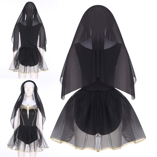 Costume suora donna nero - donna,