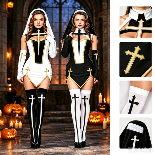 Costume suora sexy - sexy, donna