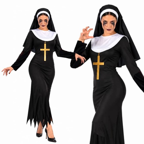 Halloween suora che evoca - la,