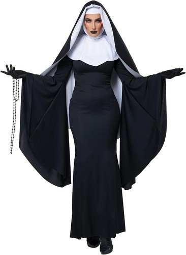 Costume halloween adulto suore - halloween,