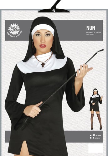 Costume suora cattiva gallina