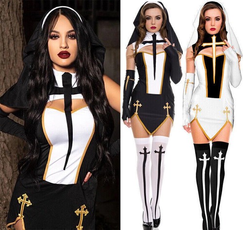 Costume suora donna - donna, sexy
