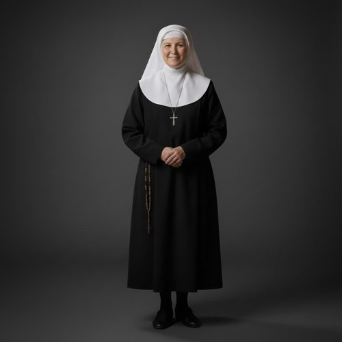 Costume suora donna vestito - costume, da